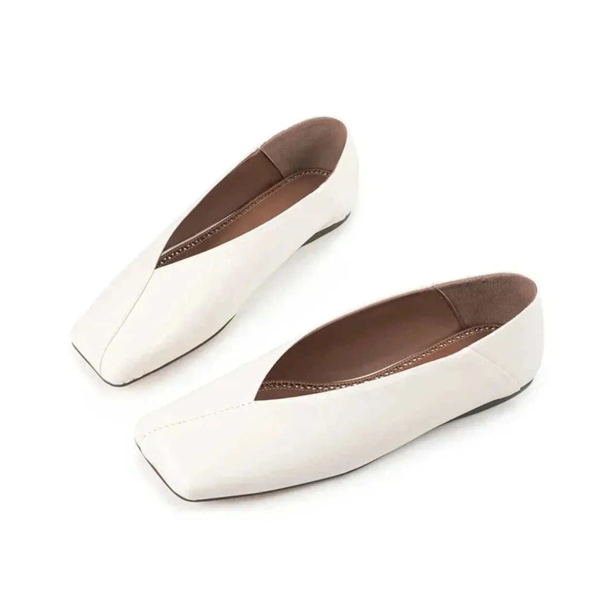 Merendy luxua Leather ballet flats