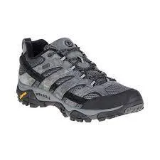 Merrell Men's Moab 2 Waterproof Hiking Shoes- Granite