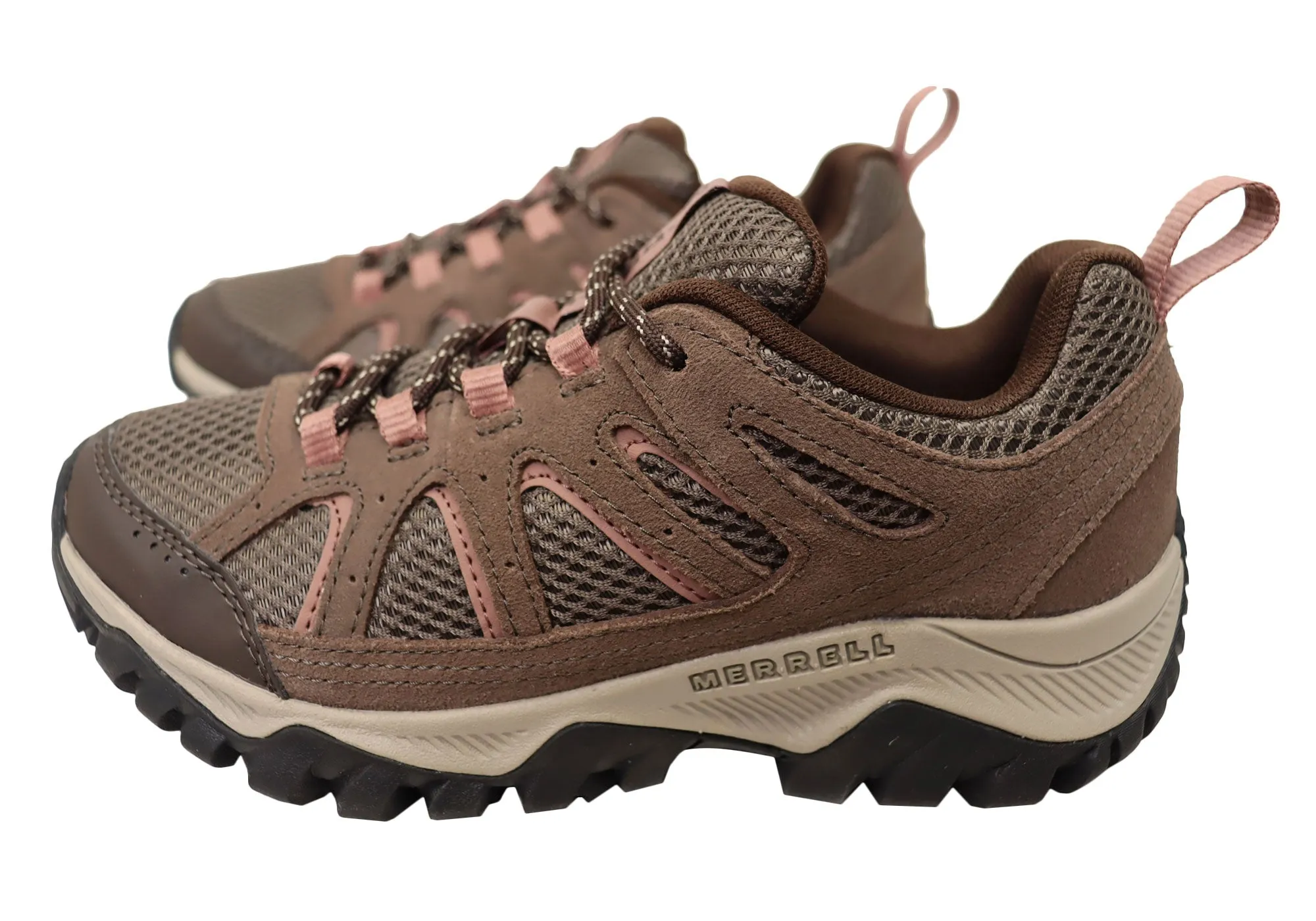 Merrell Womens Oakcreek Comfortable Leather Hiking Shoes