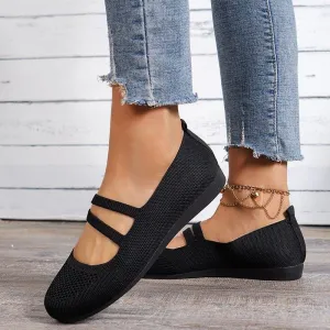 Mesh Ballet Flats for Women