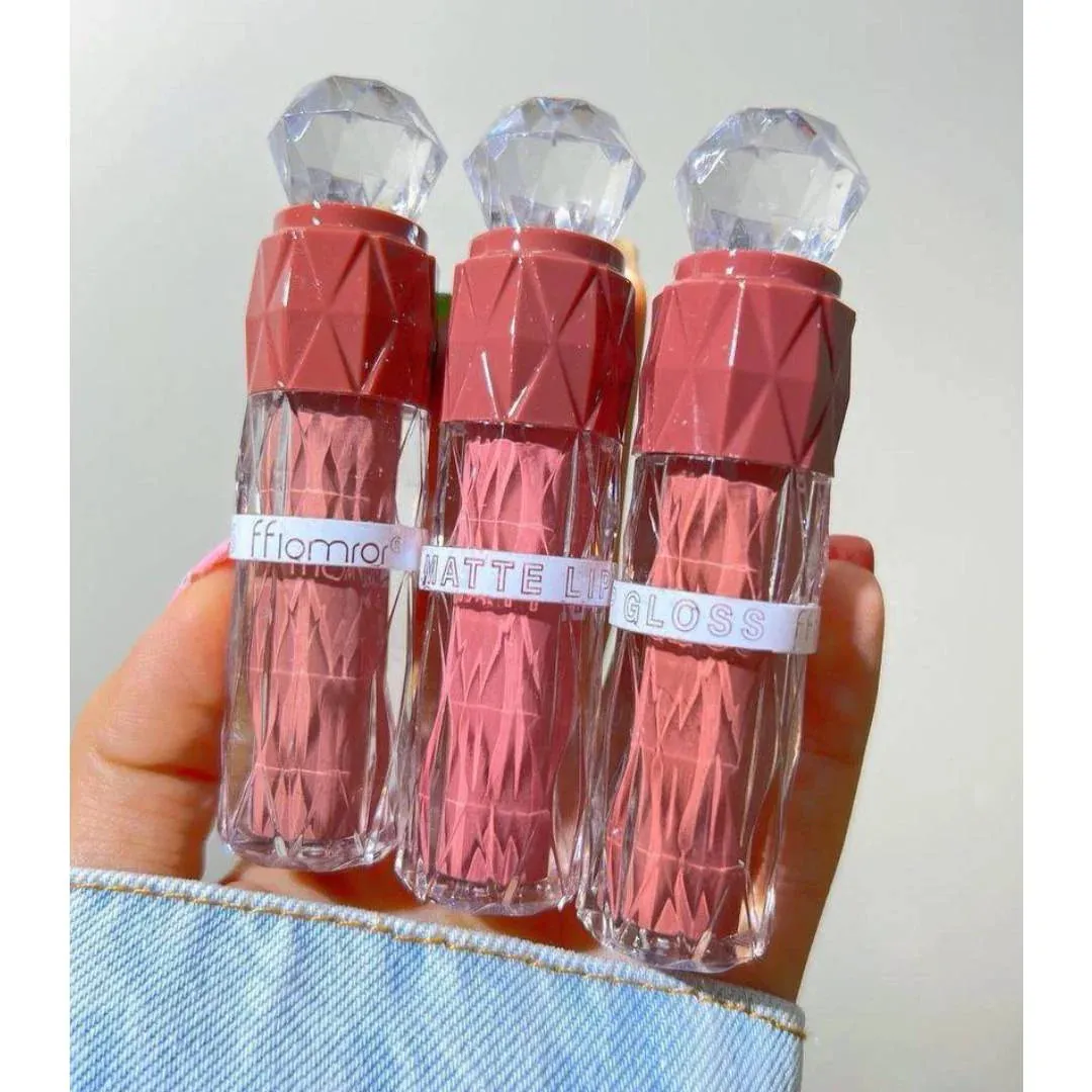 Miss Beauty Liquid Matte Crystal Trendy Lip Gloss 6 Color Set