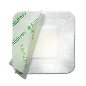 Molnlycke 265320 Alldress Absorbent Vapour-Permeable Adhesive Dressing Size 10cm x 10cm