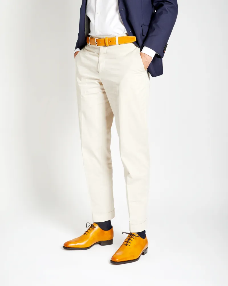 Mustard Wholecut Oxford Shoe