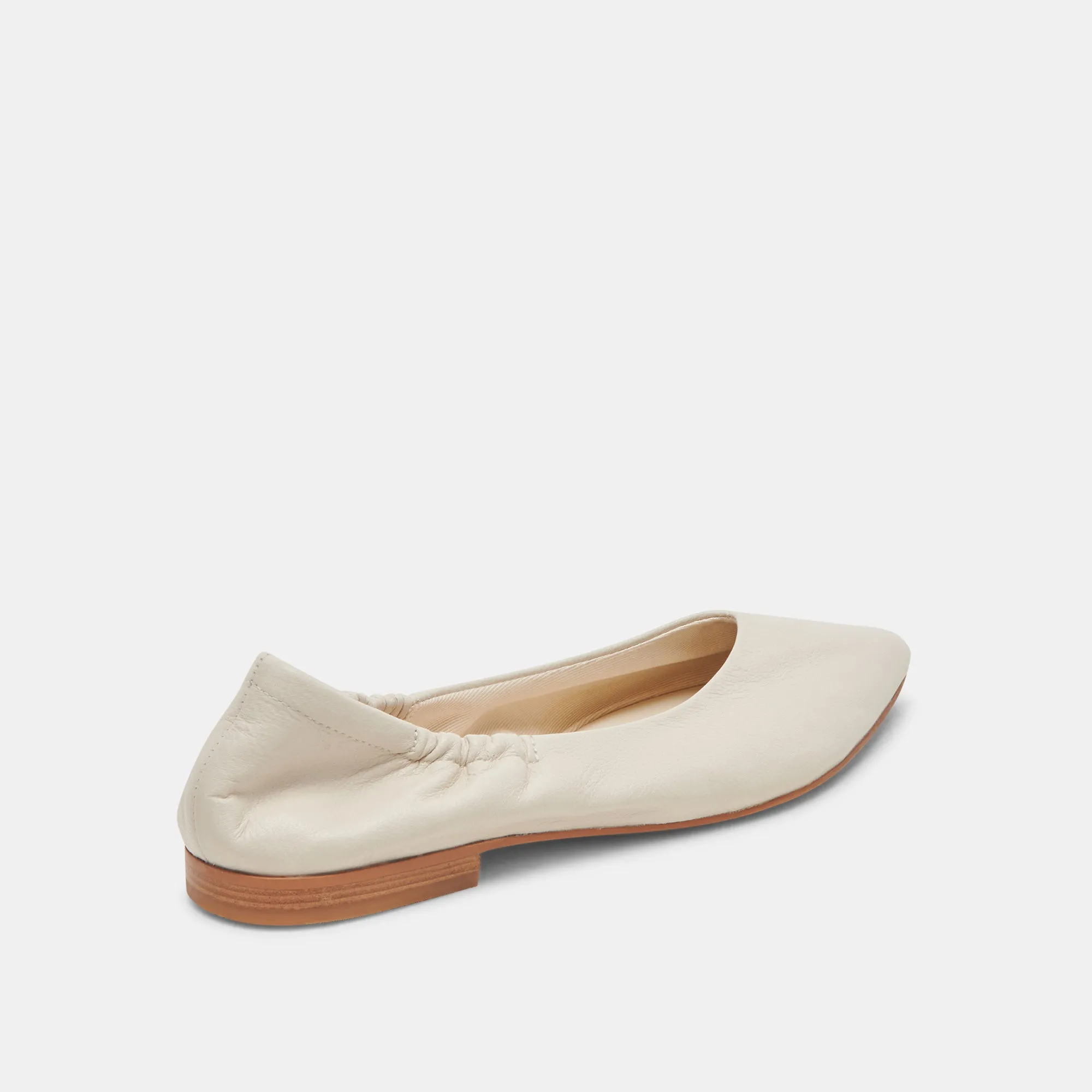 NADAV BALLET FLATS IVORY LEATHER