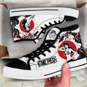 Nami High Top Shoes Custom Anime OP Sneakers Japan Style