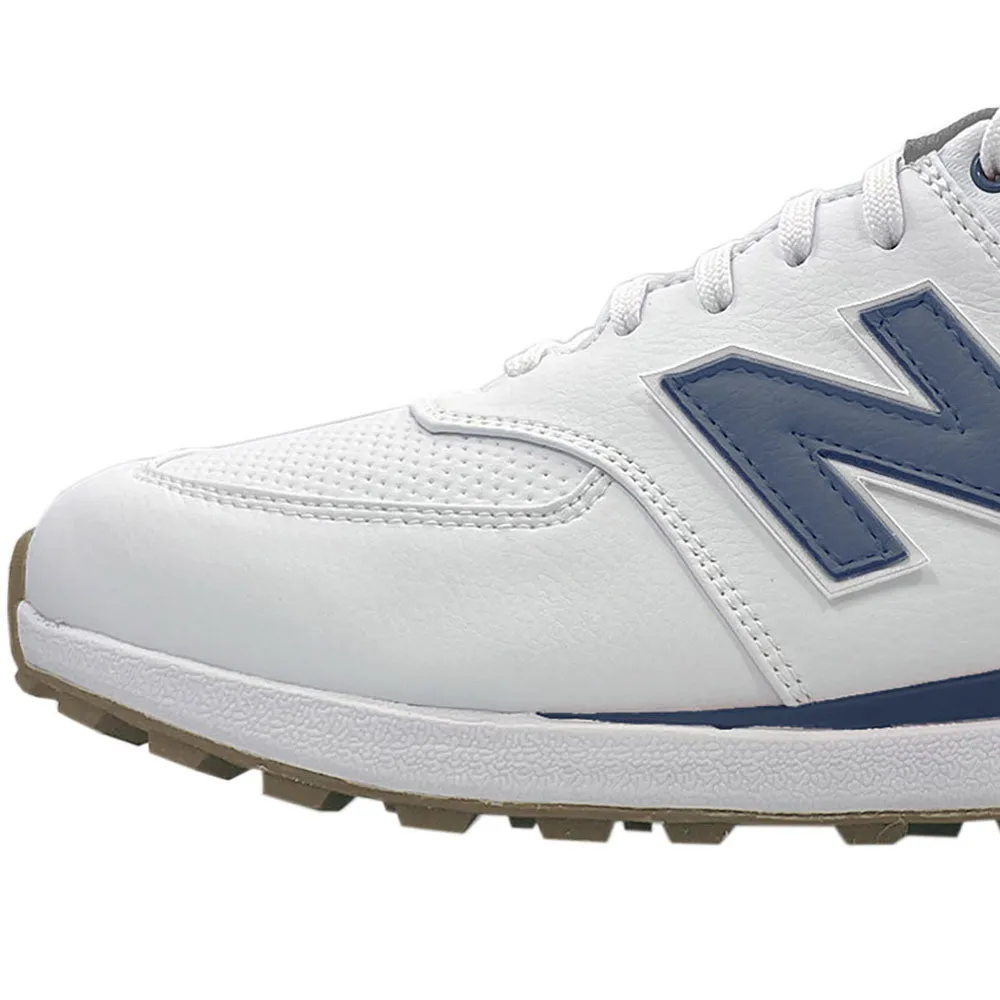 New Balance 574 Greens V2 Spikeless Waterproof Shoes - White/Navy