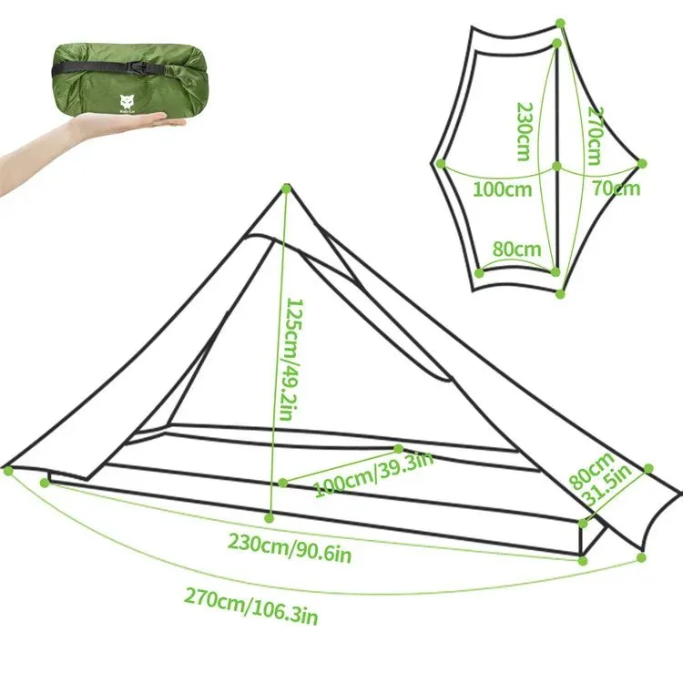 Night Cat Ultra Lightweight Backpacking Tent