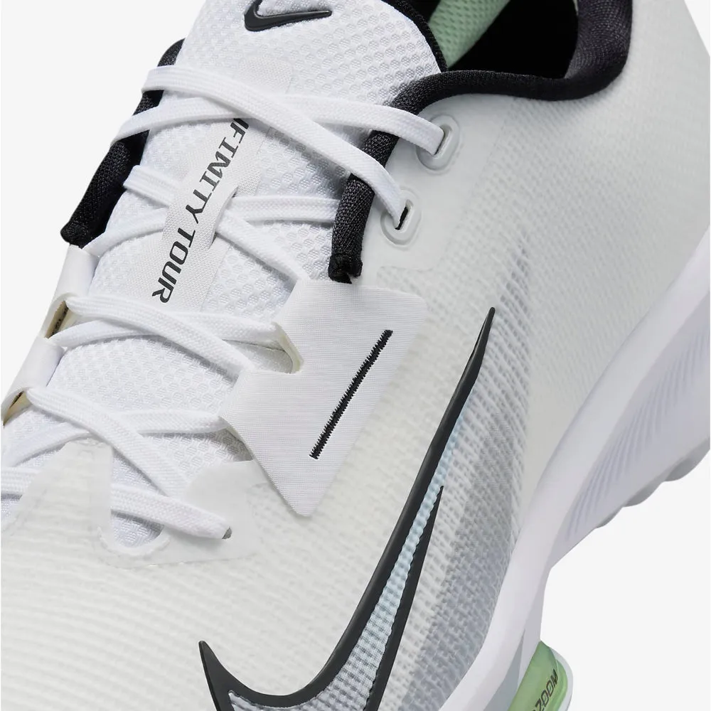 Nike Air Zoom Infinity Tour 2 Spiked Waterproof Shoes - White/Black/Vapor Green/Pure Platinum