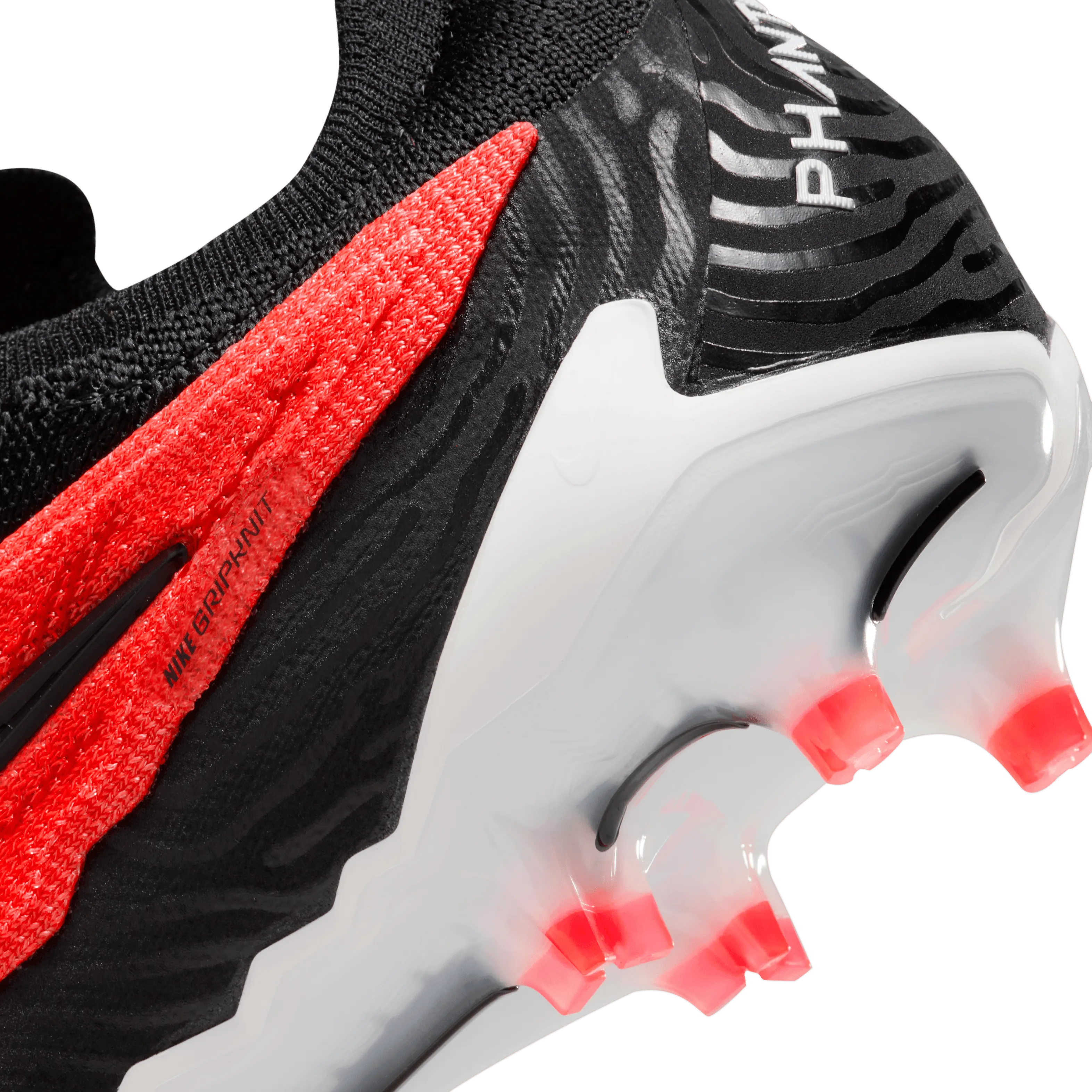 Nike Gripknit Phantom GX Elite FG-Bright Crimson/Black-White