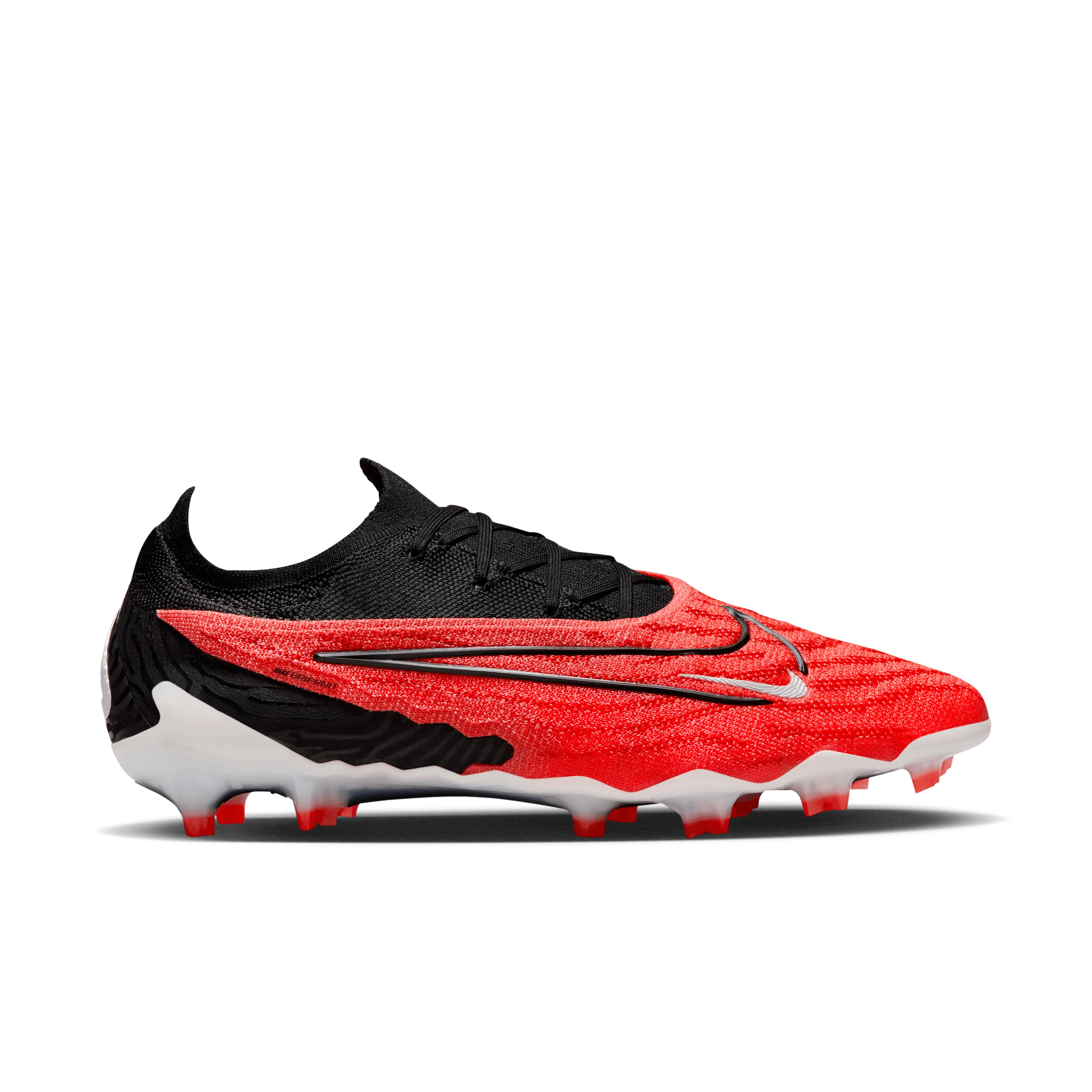 Nike Gripknit Phantom GX Elite FG-Bright Crimson/Black-White