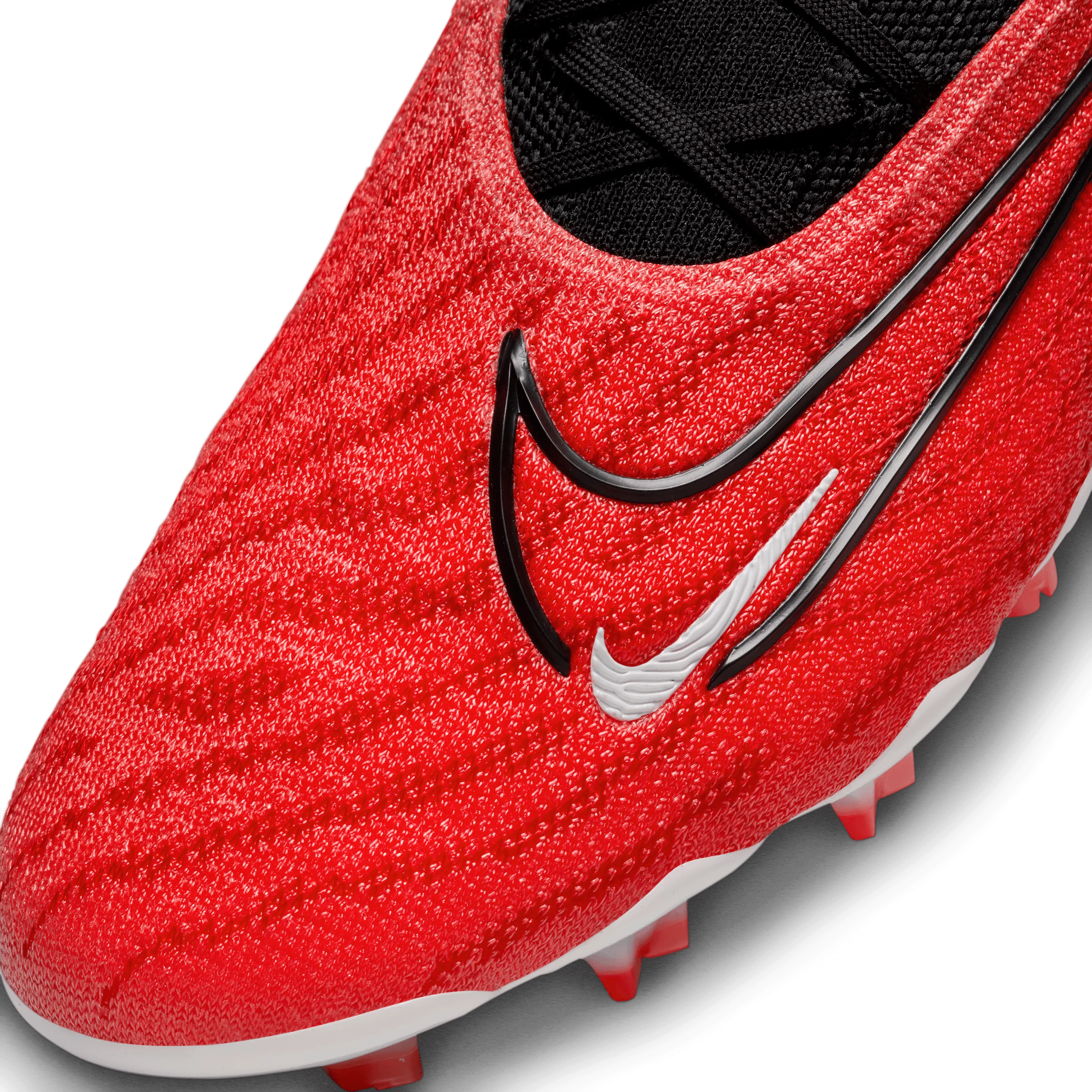 Nike Gripknit Phantom GX Elite FG-Bright Crimson/Black-White