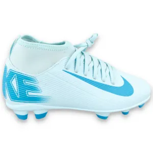 Nike Jr. Mercurial Superfly 10 Club Little/Big Kids' MG High-Glacier Blue/Blue Orbit