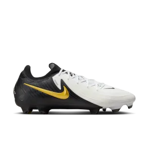 Nike Phantom GX 2 Pro FG-White/Black-Mtlc Gold Coin