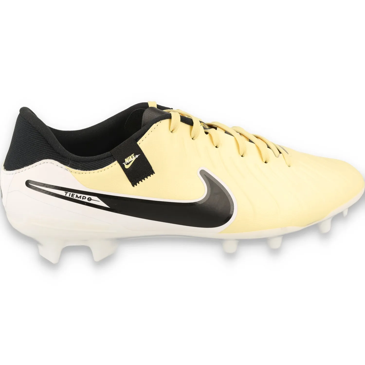 Nike Tiempo Legend 10 Academy FG-LEMONADE/BLACK/MTLC GOLD COIN