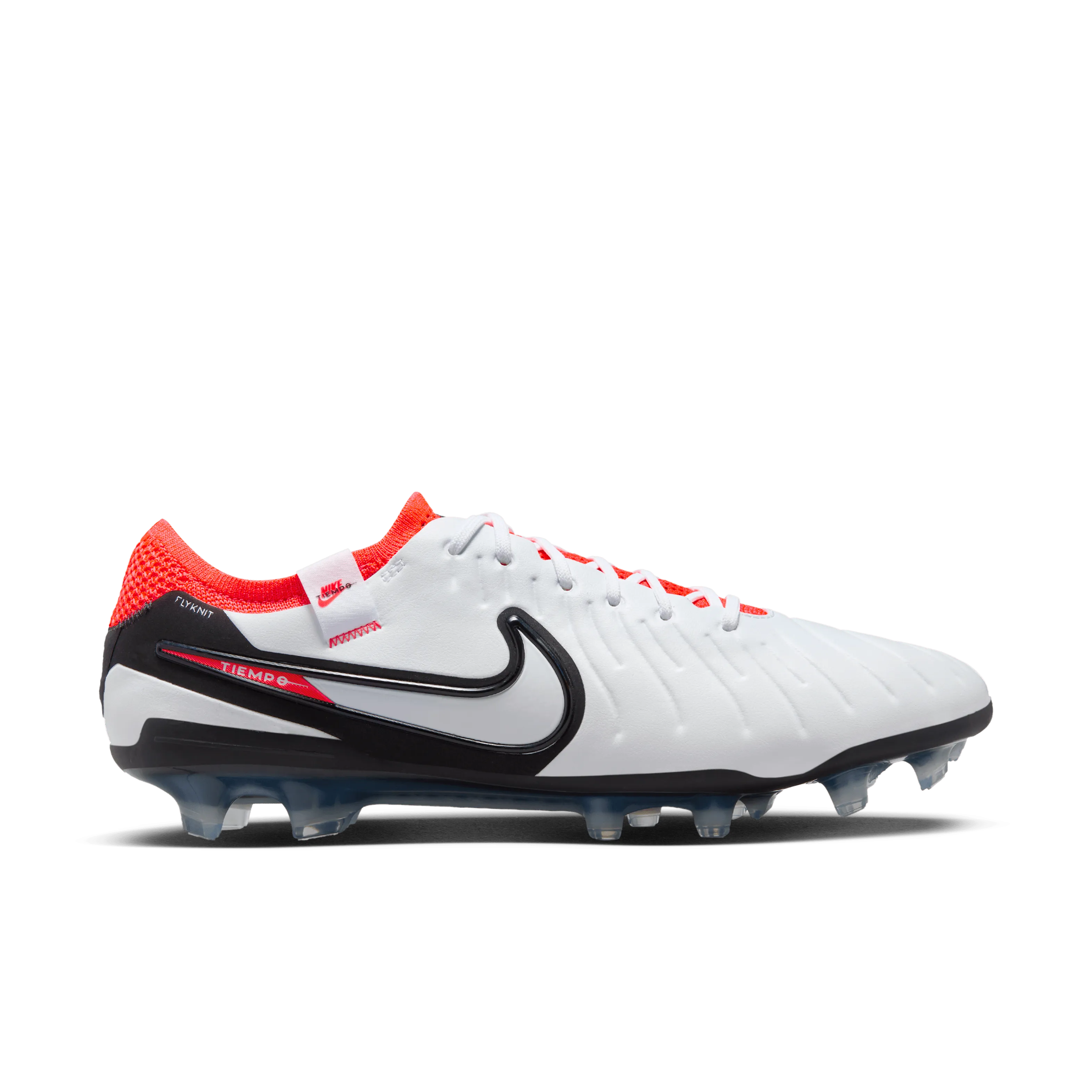 Nike Tiempo Legend 10 Elite FG-White/Black-Bright Crimson