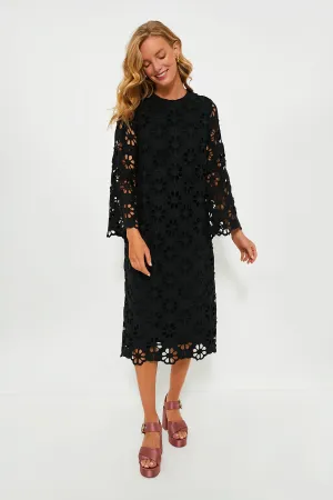 Noir Eyelet Hutton Dress