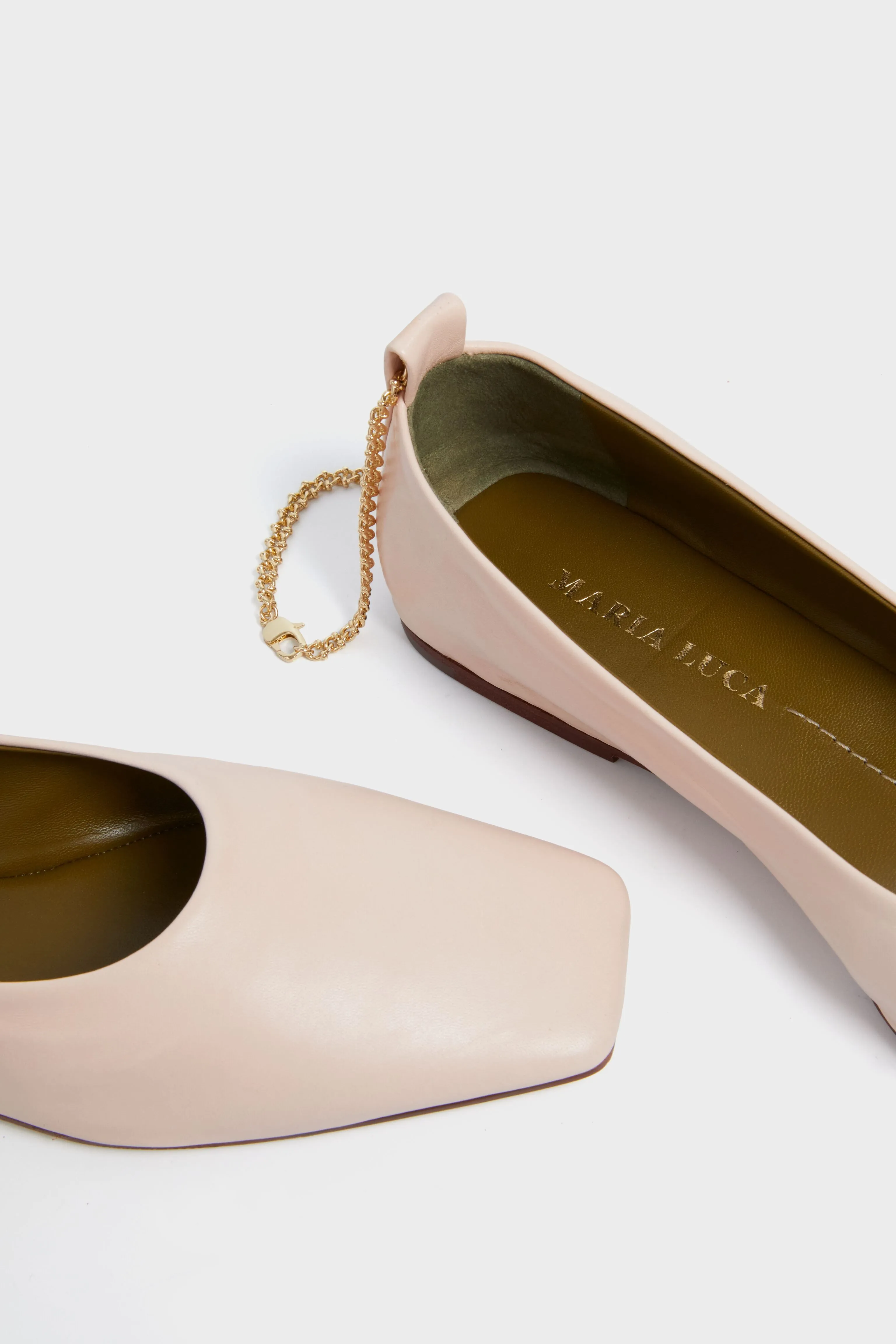 Nude Augusta Ballet Flats