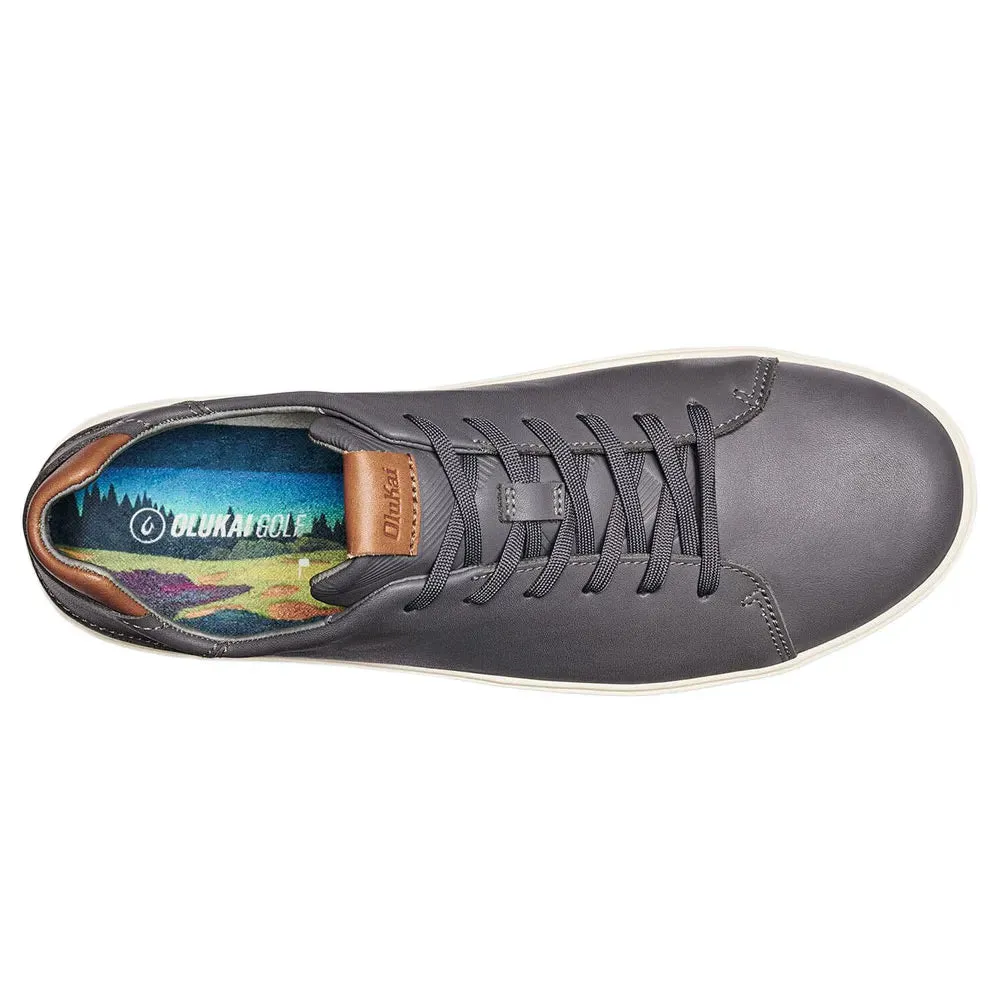 Olukai Wai'alae Mens Golf Leather Shoe