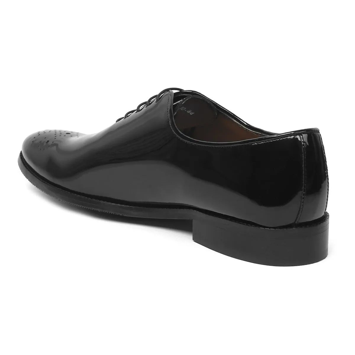 Patent Black Oxford Lace-Up shoes