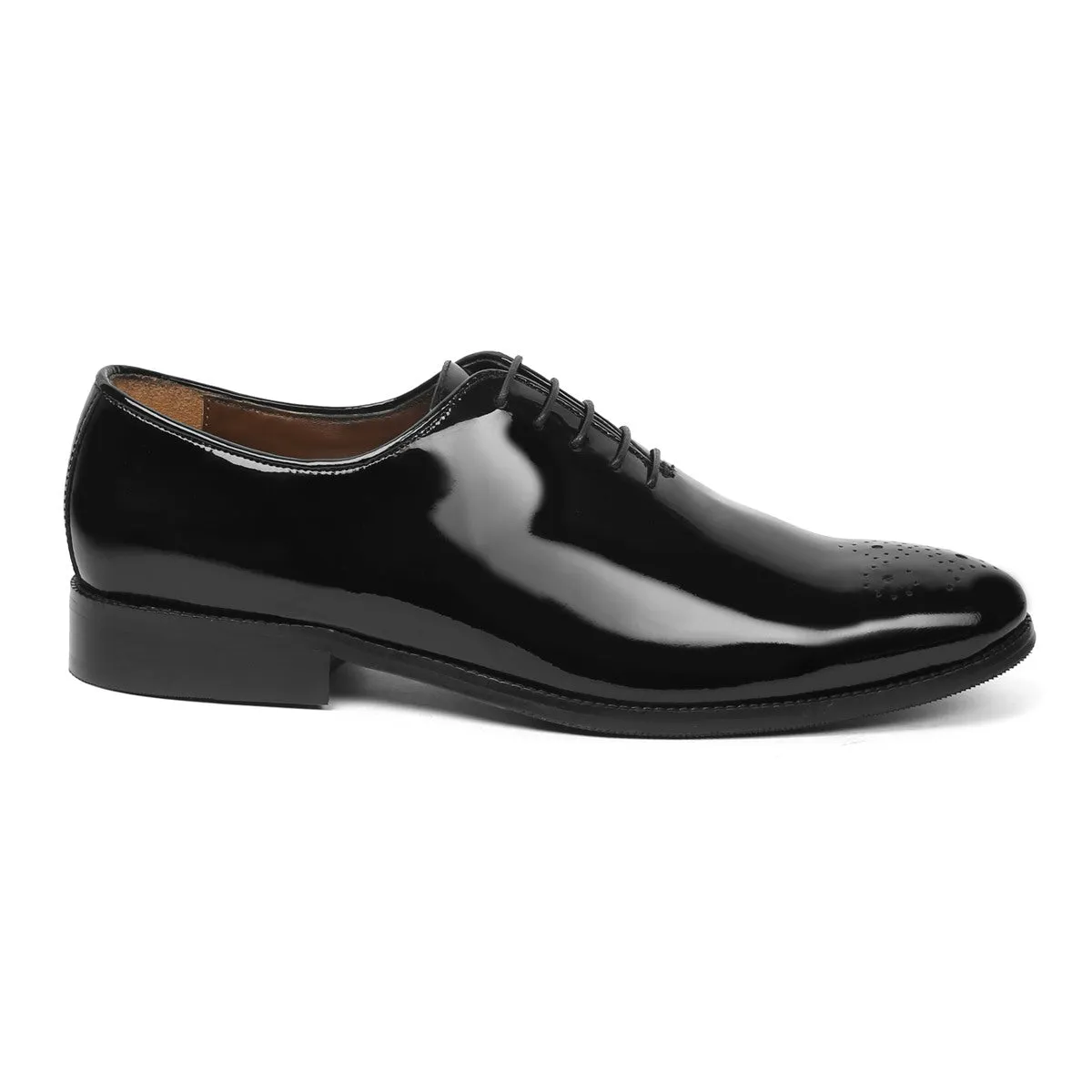 Patent Black Oxford Lace-Up shoes