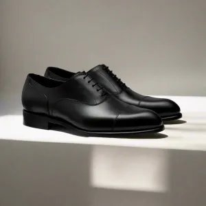 Philip Black Toe Cap Oxford