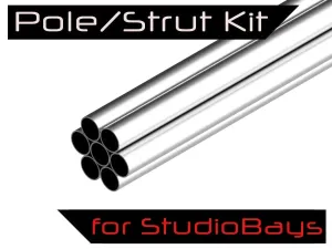 Pole and Strut Kit for Studio Bay™ Golf Simulator Bays