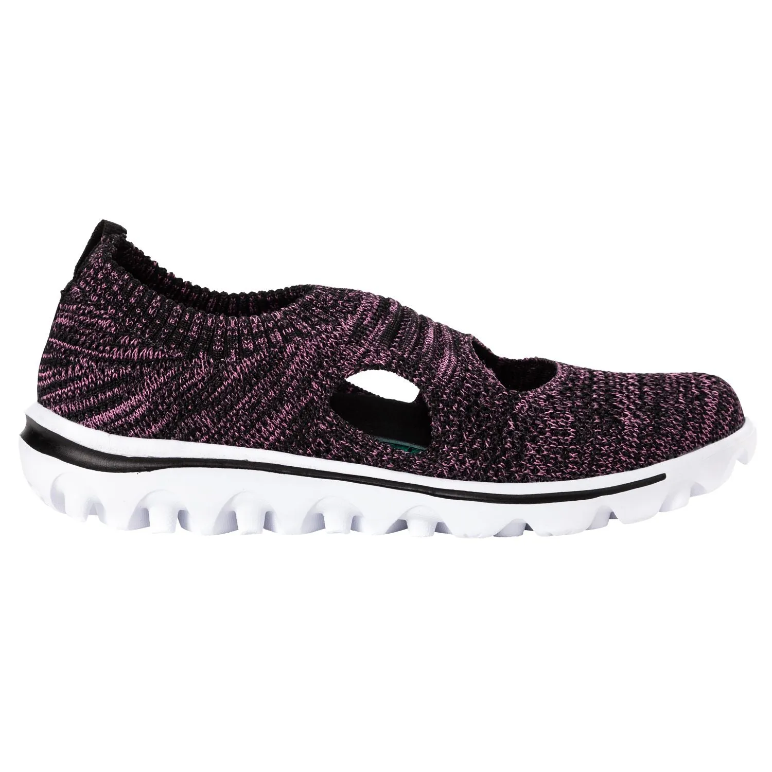 Propet Women's Active Shoe - TravelActiv Avid WAT064M - Black/Berry