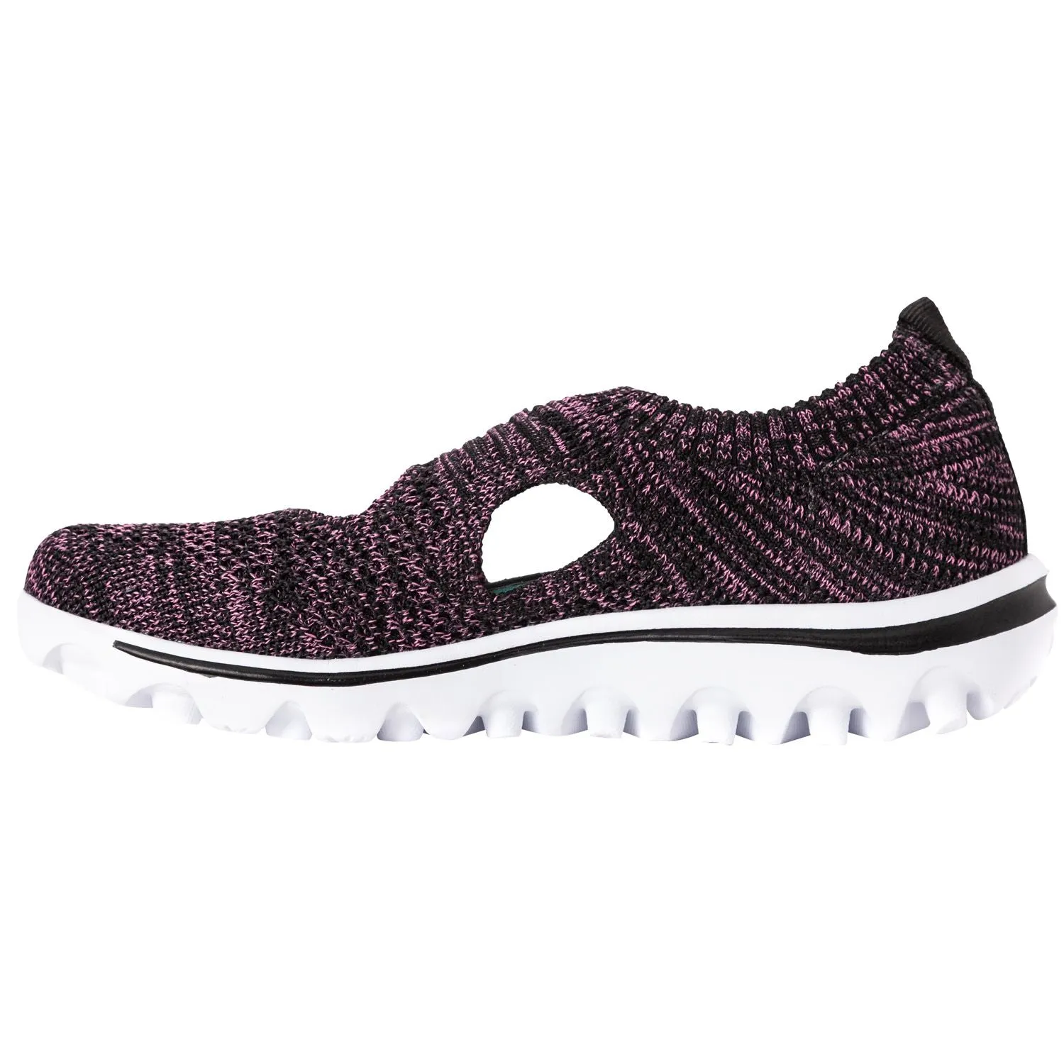 Propet Women's Active Shoe - TravelActiv Avid WAT064M - Black/Berry