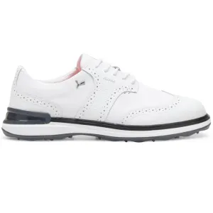 Puma Avant Wingtip Spikeless Waterproof Shoes - White/White