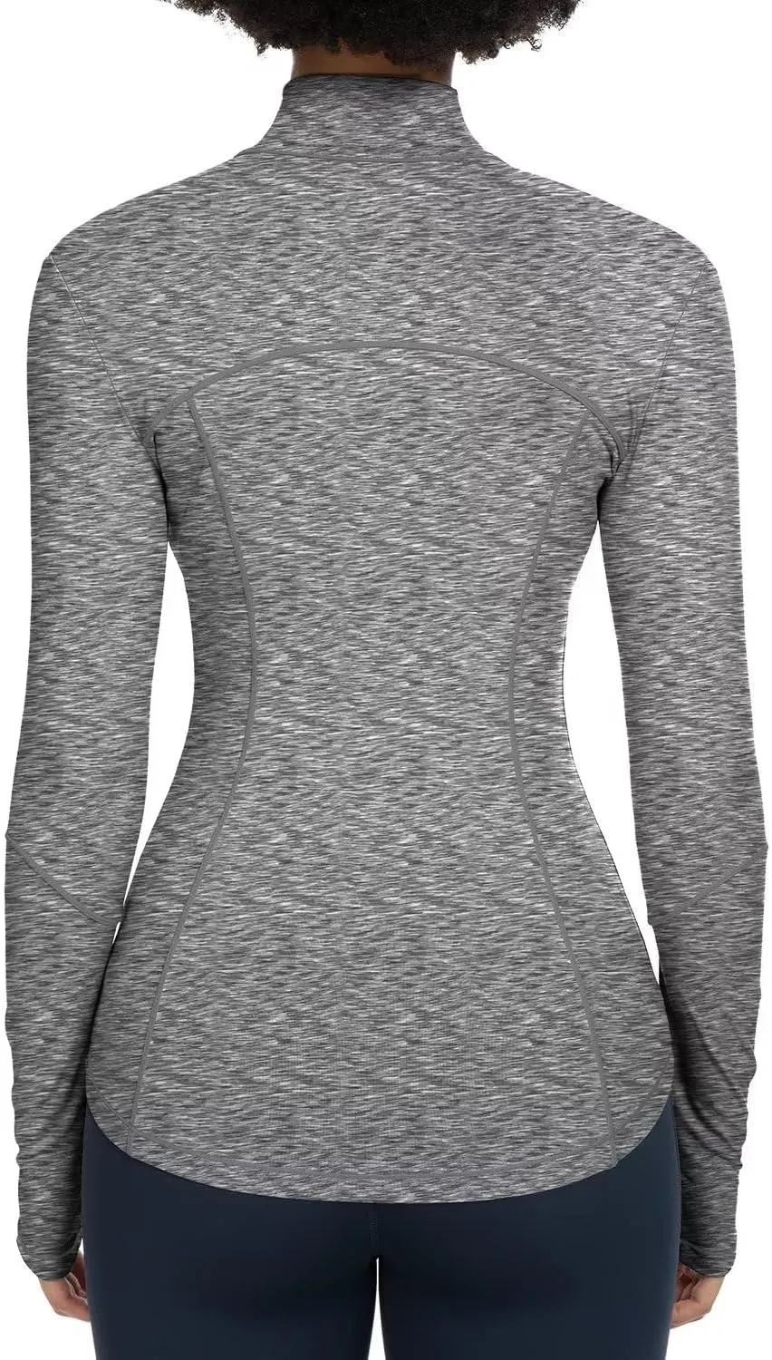 "Enhance Your Style and Energize Your Workout with the Premium Women's Full Zip Athletic Running Jacket - Ideal for Fitness, Yoga, and Exercise!"