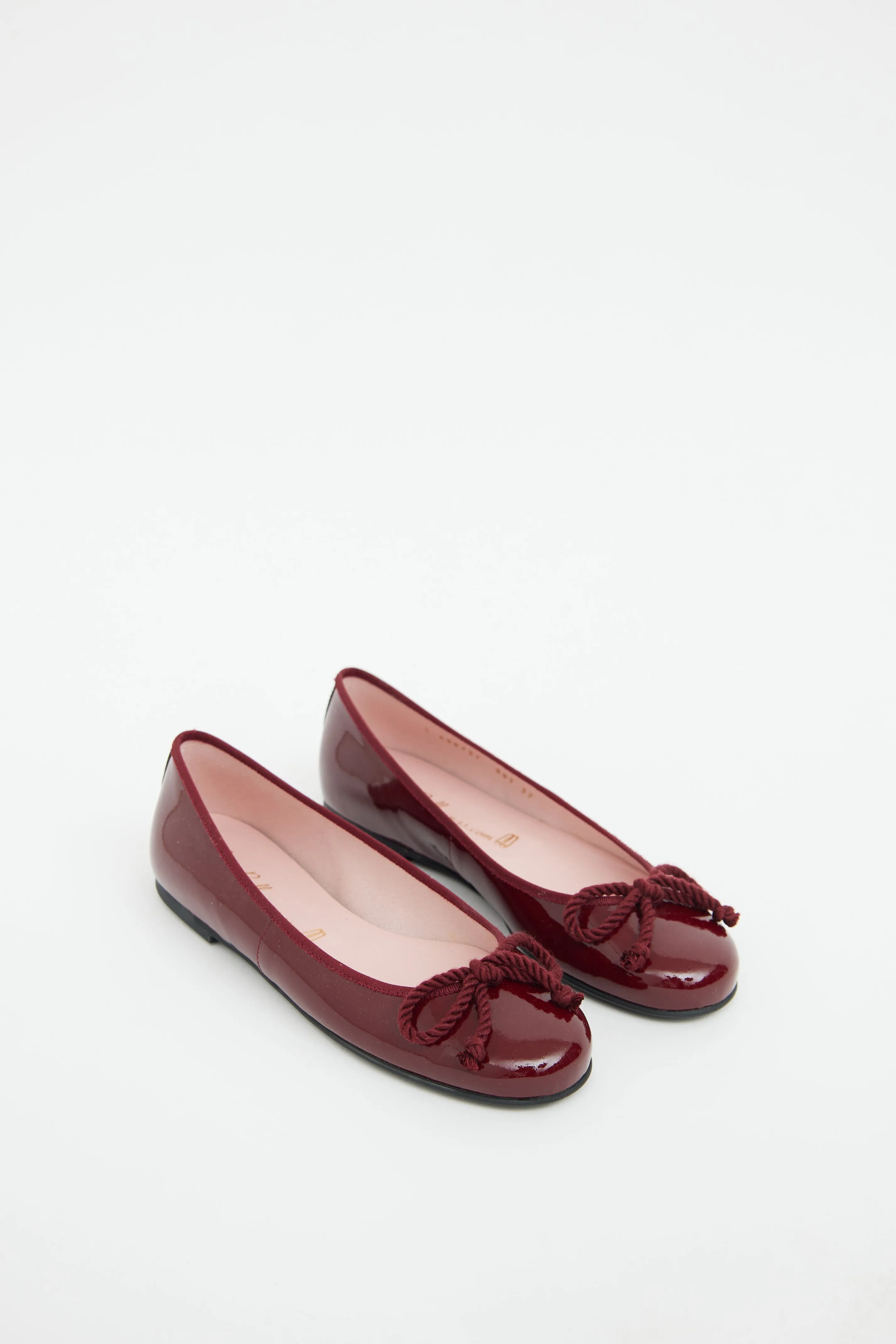 Red Patent Bow Ballet Flat