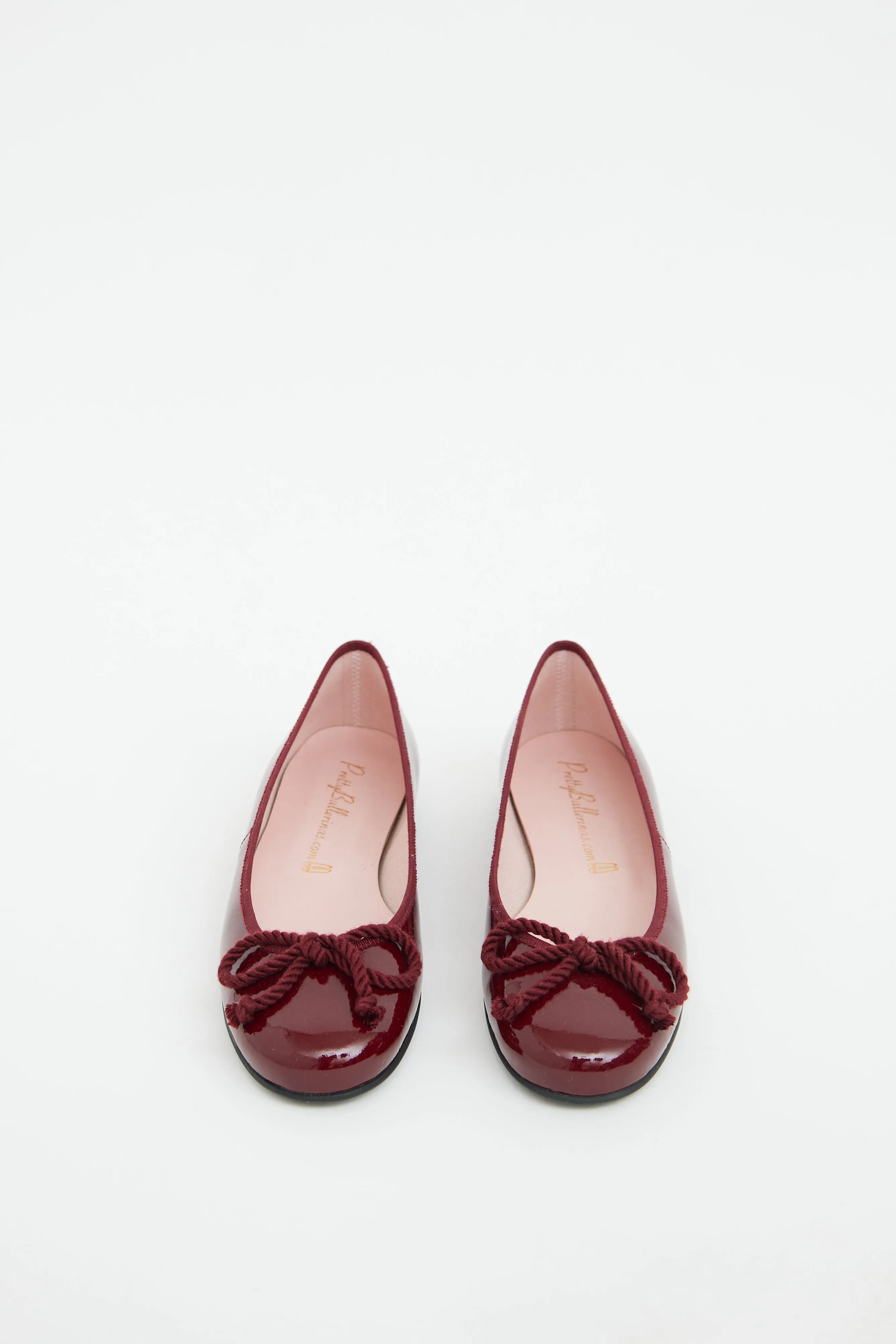 Red Patent Bow Ballet Flat