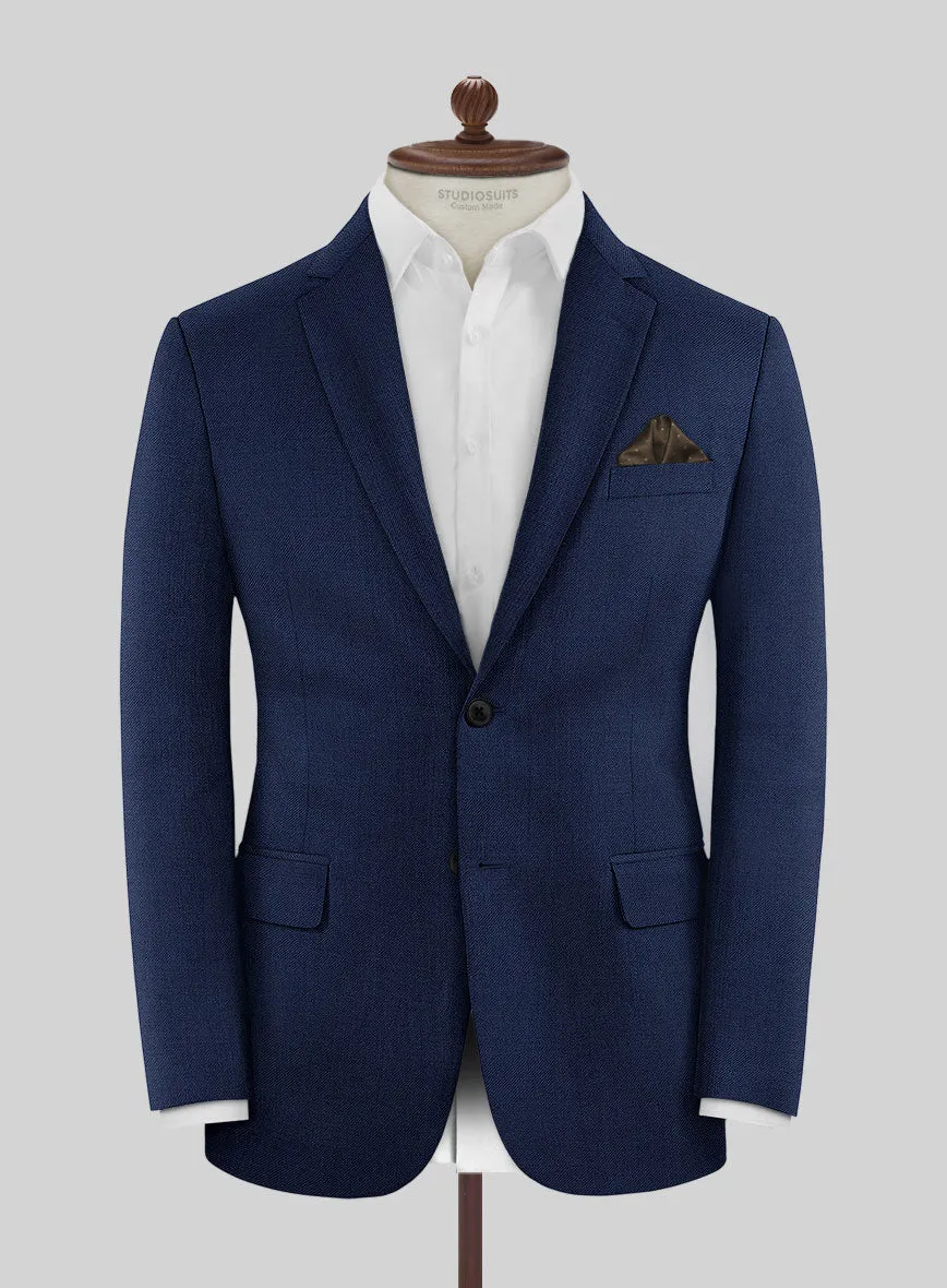 Reda Royal Blue Pure Wool Jacket