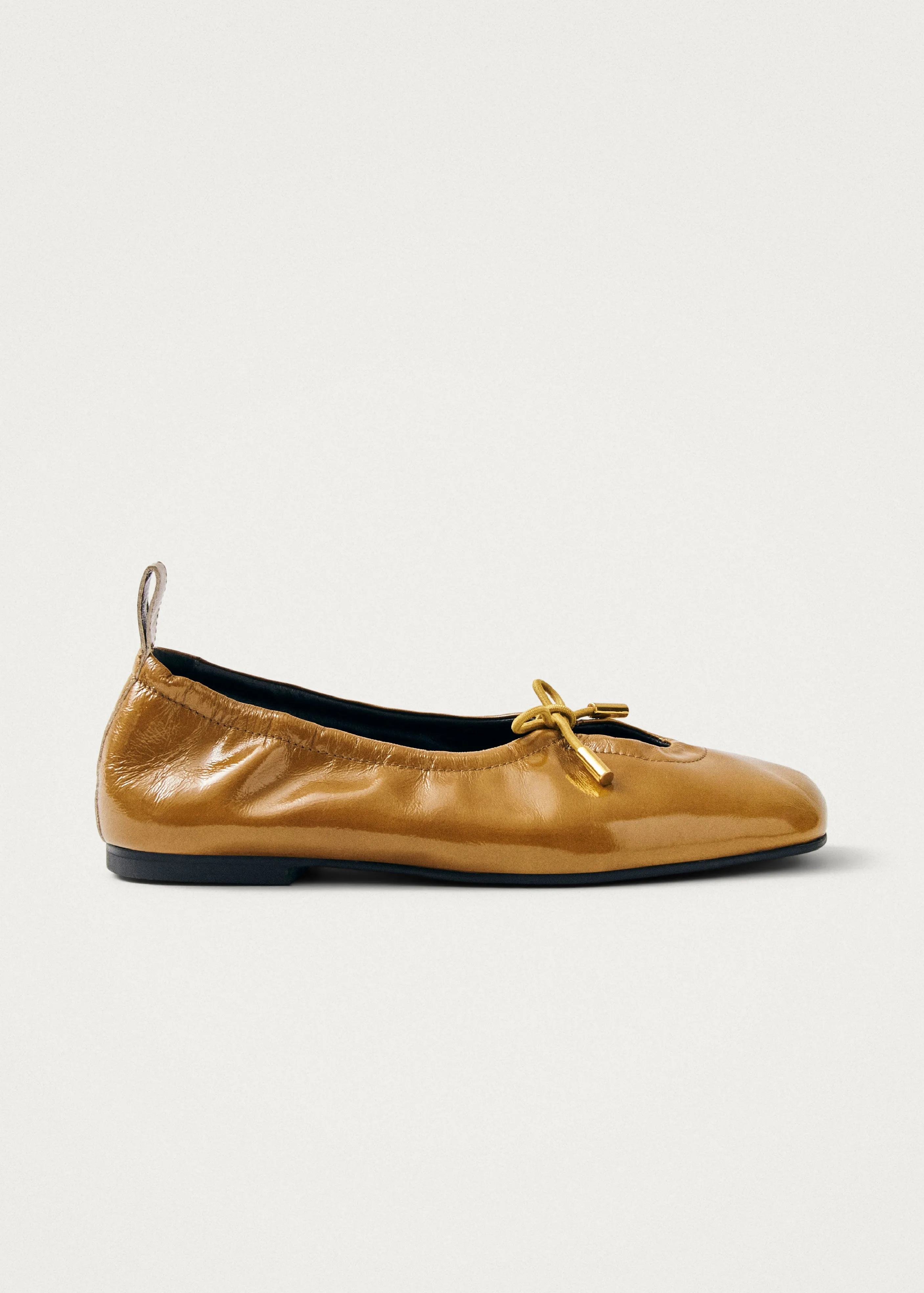 Rosalind Onix Caramel Leather Ballet Flats