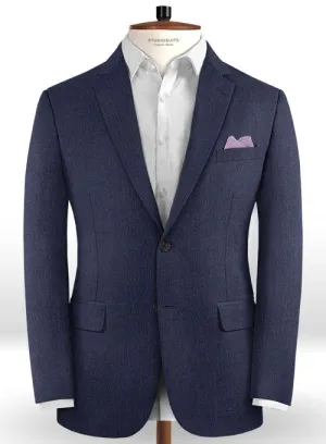 Scabal Indigo Wool Jacket