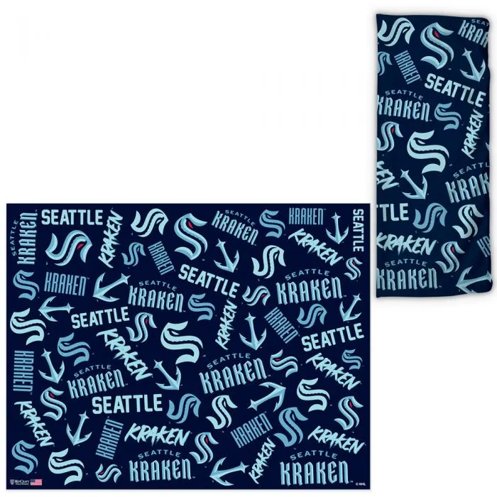 SEATTLE KRAKEN LOGO SKI GAITER