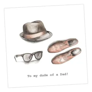 Shoes etc Dude of a Dad Card