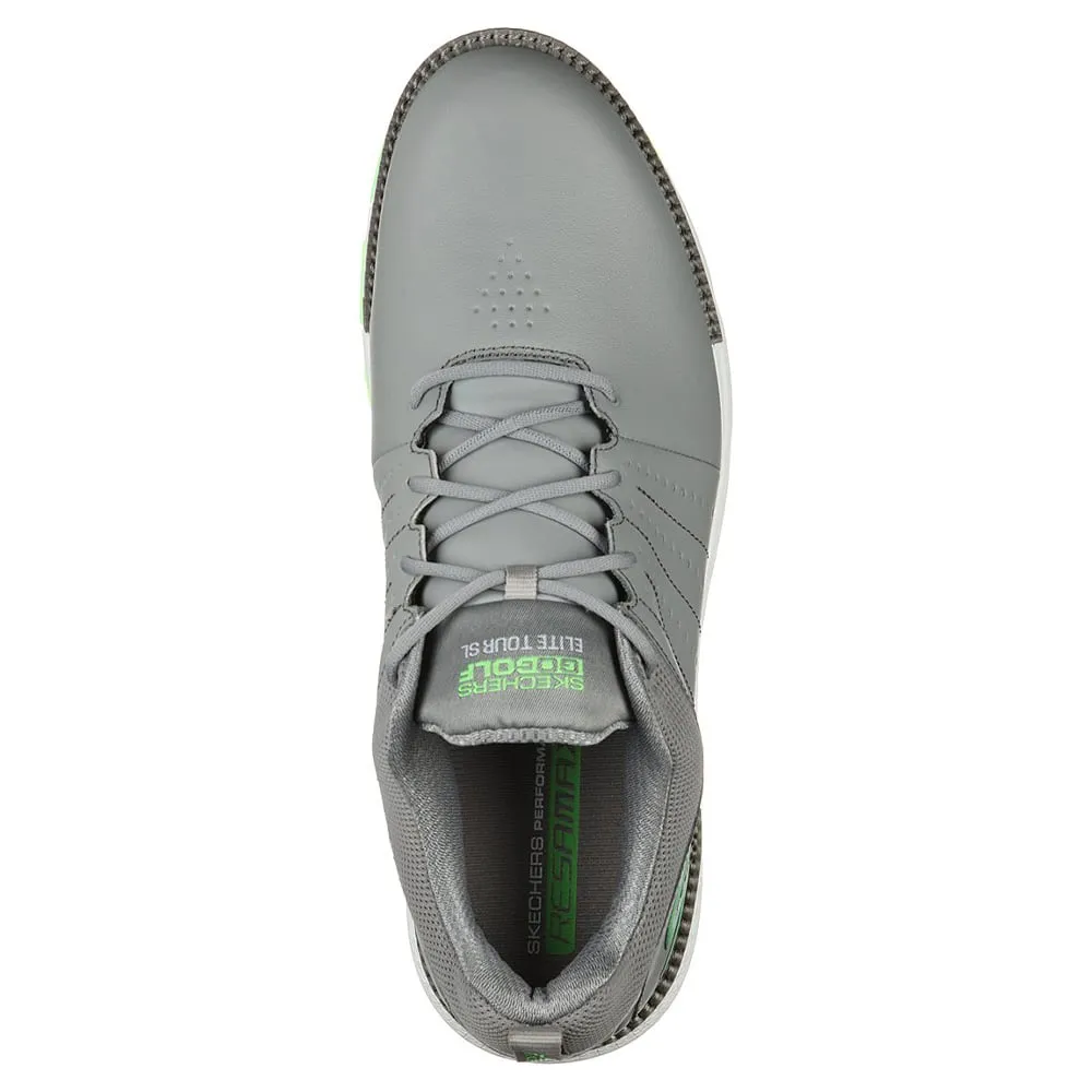 Skechers GO GOLF Elite Tour SL Spikeless Shoes - Grey/Lime