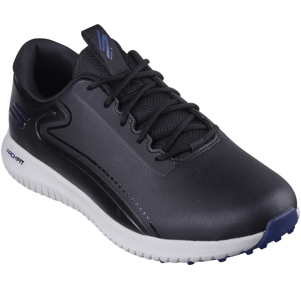 Skechers Go Golf Max 3 Spikeless Waterproof Shoes - Black/Grey