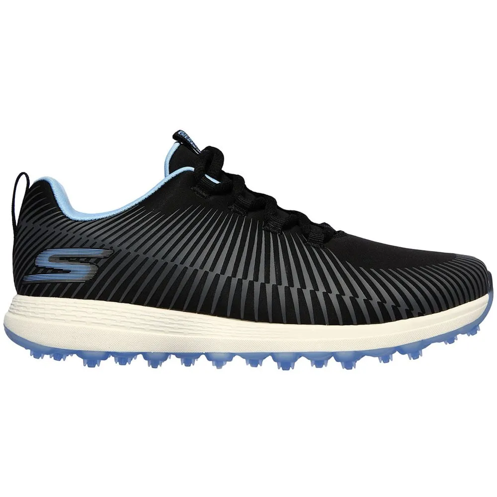 Skechers Go Golf Max Swing Ladies Spikeless Shoes - Black/Blue