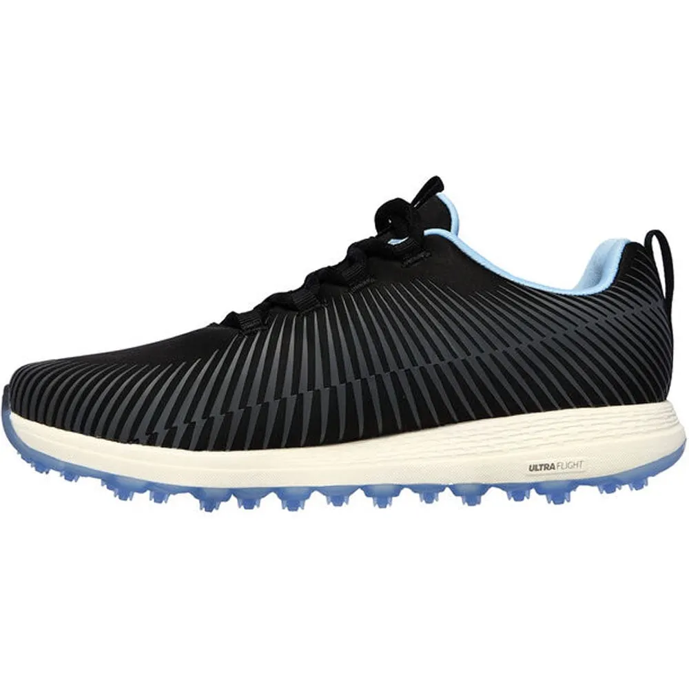 Skechers Go Golf Max Swing Ladies Spikeless Shoes - Black/Blue