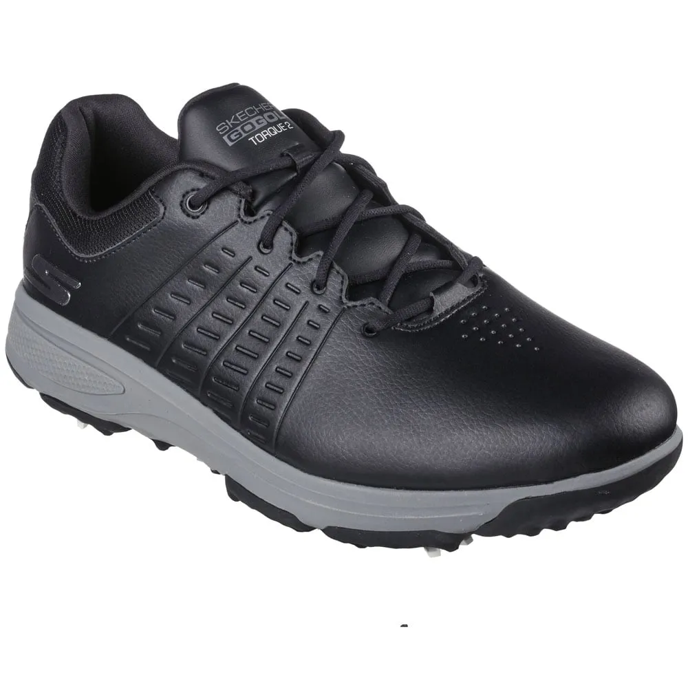 Skechers Go Golf Torque 2 Spiked Waterproof Shoes - Black/Grey