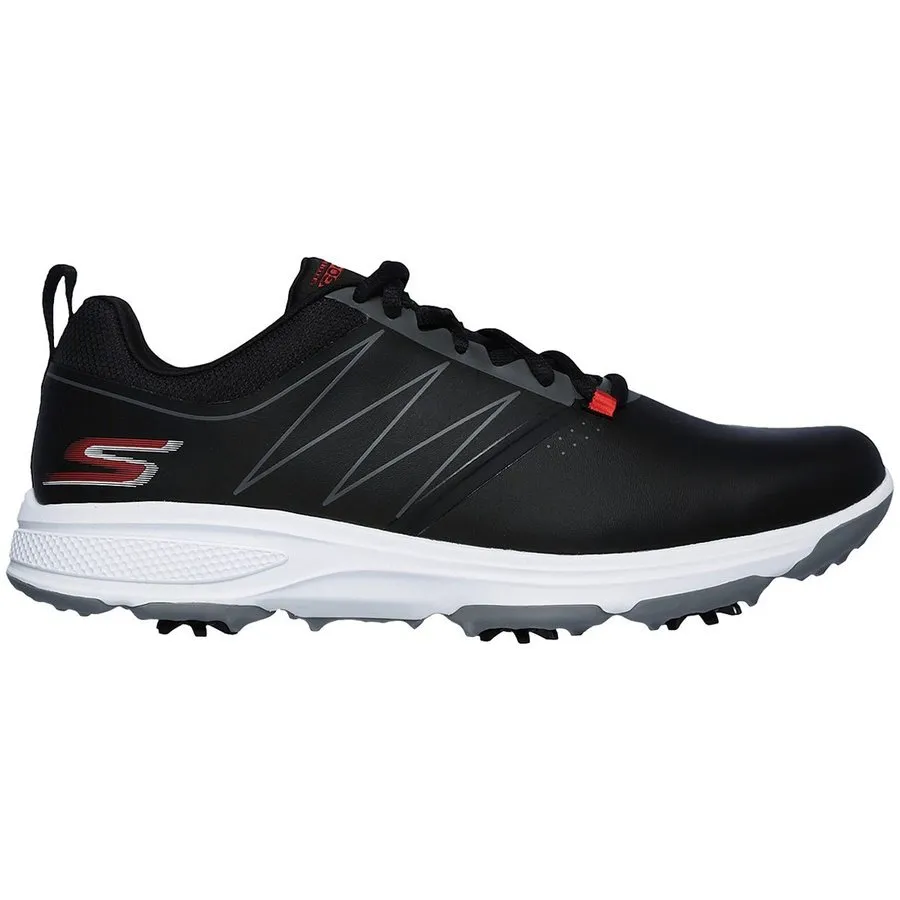 Skechers Men's GO GOLF Torque Spiked Golf Shoes - Black/Red