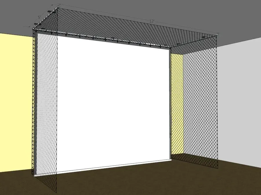 Sky Bay™ Hanging Golf Simulator Bays and Enclosures