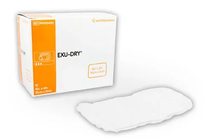 Smith & Nephew 5999L72 Exu-Dry Burn Wound Dressing 91cm x 183cm