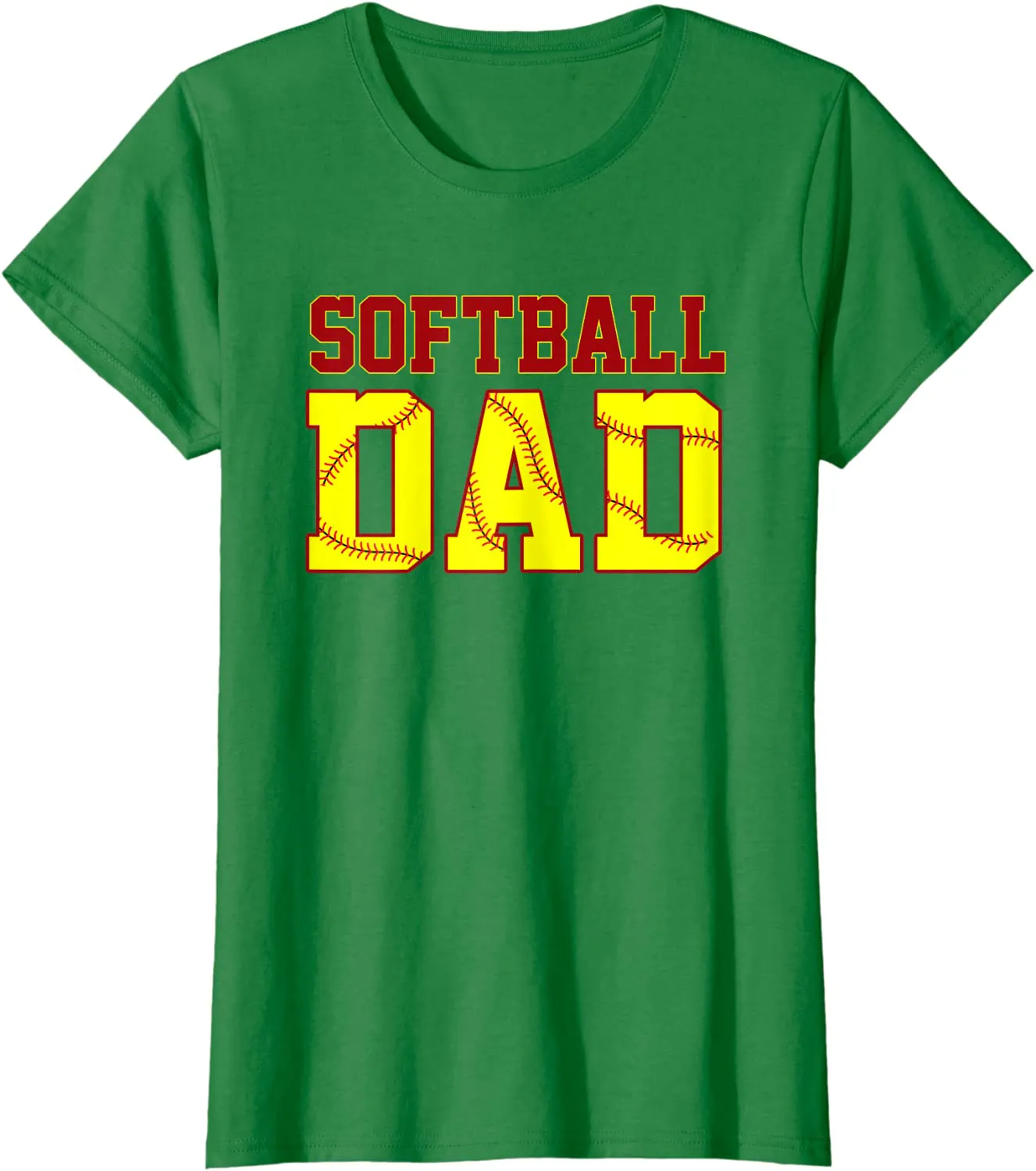 Softball Dad Fathers Day Funny Fastpitch Fastball Ball Sport T-Shirt