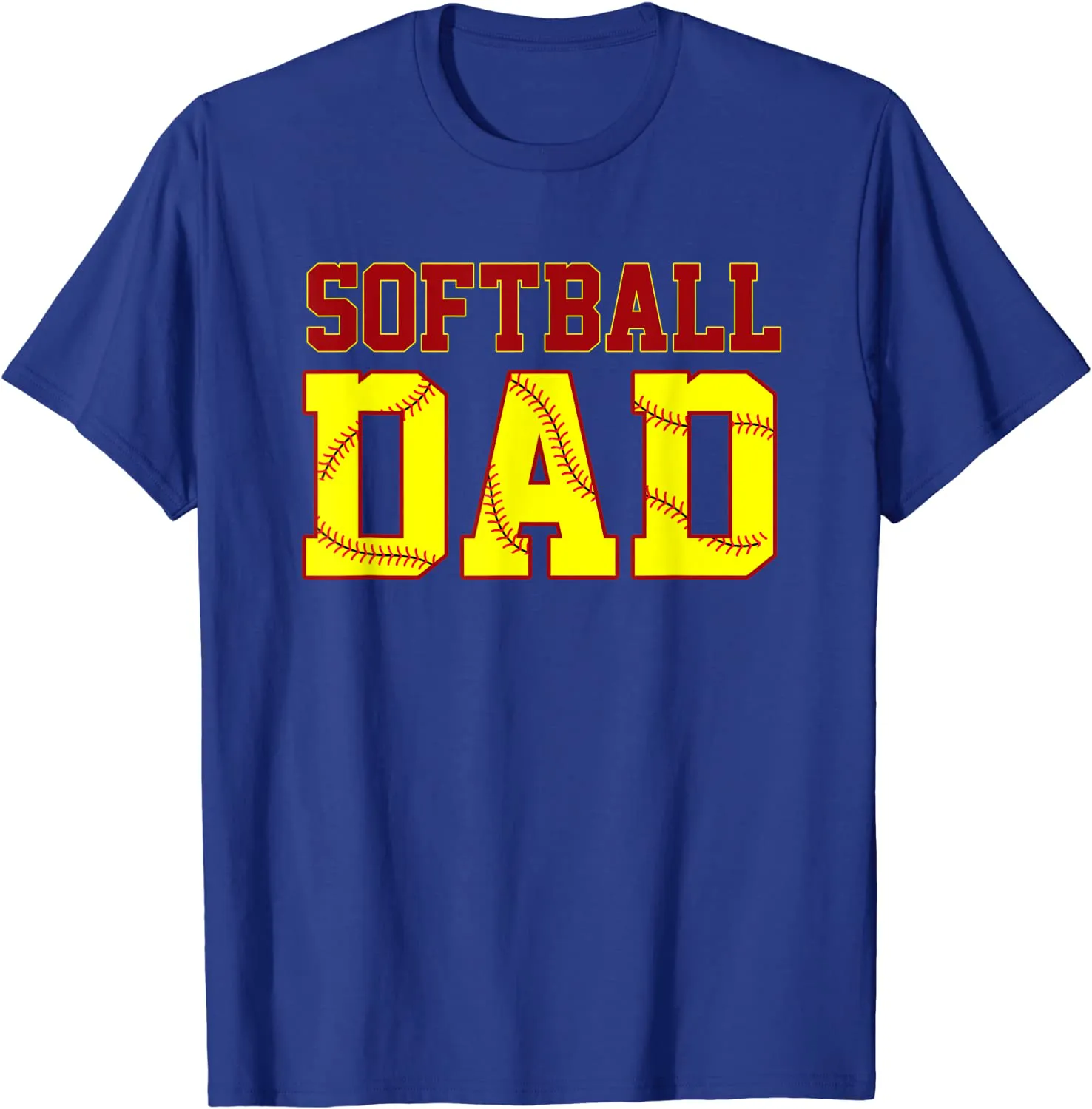 Softball Dad Fathers Day Funny Fastpitch Fastball Ball Sport T-Shirt