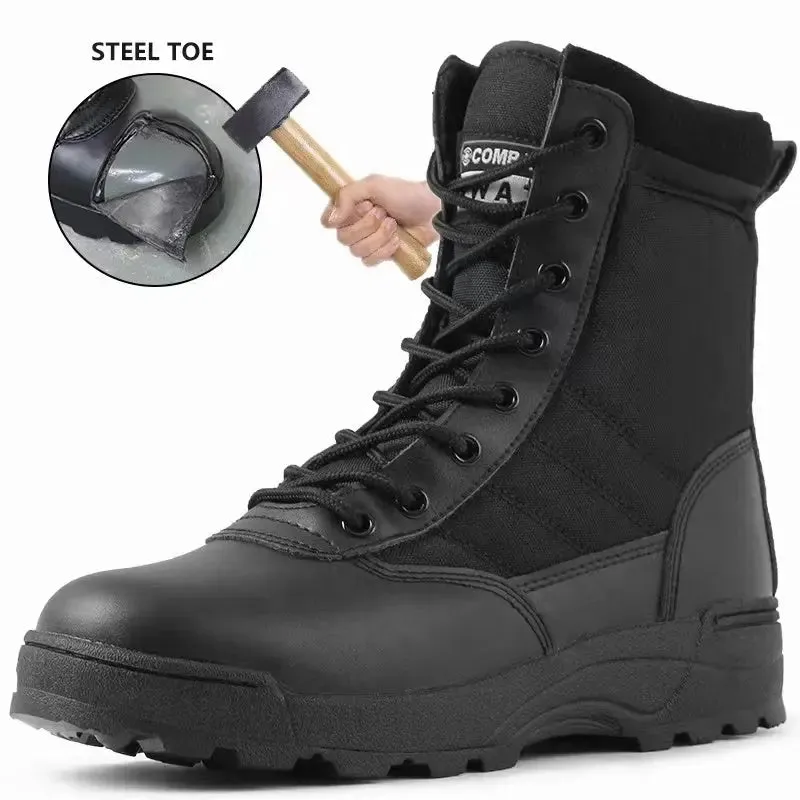 Steel Toe Hiking Work Boots  Men Hiking Boots   Hiking Shoes