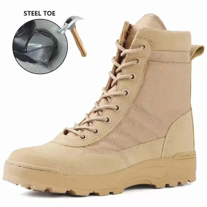 Steel Toe Hiking Work Boots  Men Hiking Boots   Hiking Shoes