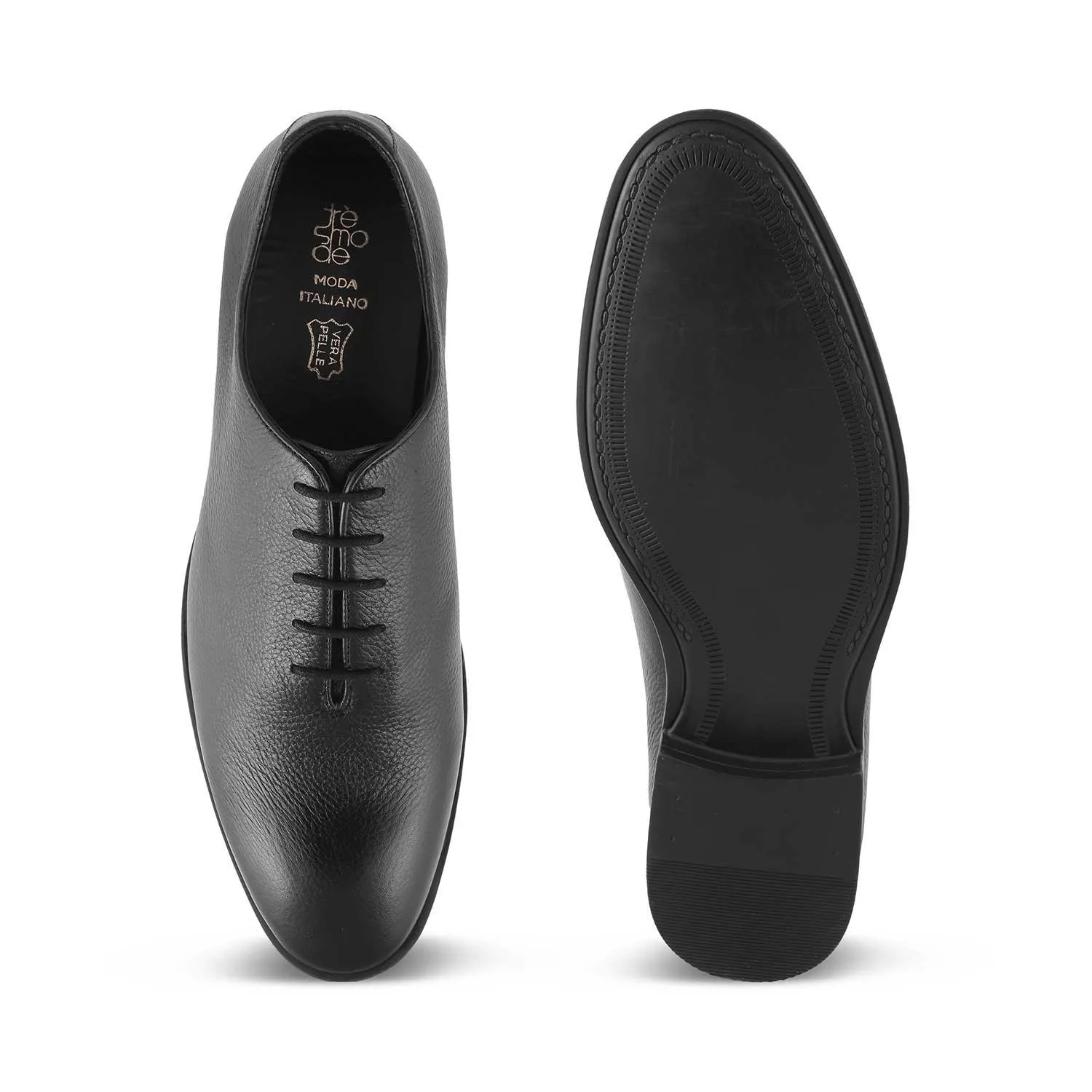 The Rofor Black Men's Oxford Lace Ups Tresmode